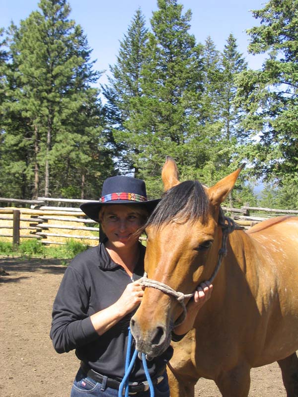 Ginni with Comanche